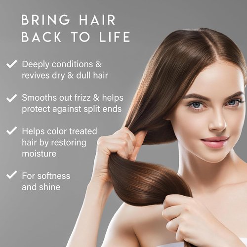 Aluram Hydrate & Repair Hair Treatment - Intense Moisture Infusion for All Hair Types | 11 Fl Oz