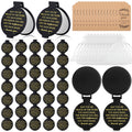 Wenqik 150 Pcs Employee Appreciation Gifts for Women Compact Mirror Bulk Thank You Gift for Staff Inspirational Compact Pocket Mirrors with Cards Organza Bags for Teacher Coworker