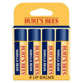 Burt's Bees Natural Lip Balm - Moisturizing Vanilla Bean Flavor | 4 Tubes