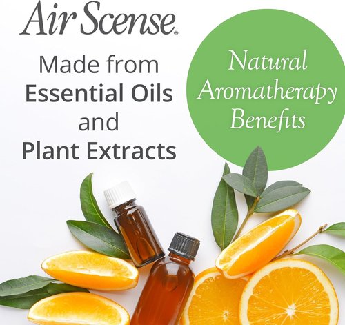 Air Scense Air Freshener | Natural Orange Deodorizer Spray for Home & Bathroom - 7 fl oz (2-Pack)