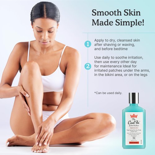 Shaveworks The Cool Fix Aftershave for Women: Pubic Hair Removal, Razor Bumps, Razor Burns, Ingrown Hair Treatment – After Shaving Post Waxing Bikini Area Moisturizing Skin Care Gel 5.3 Fl Oz