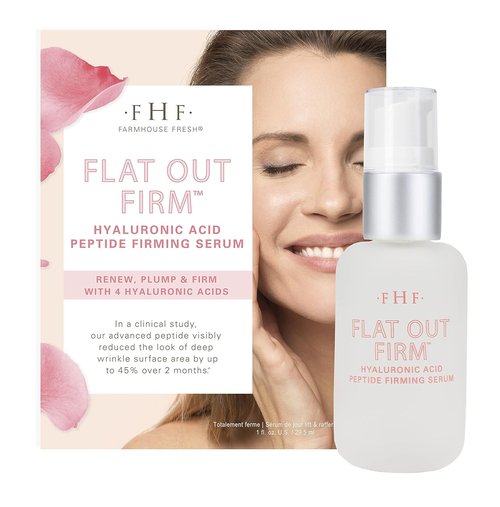 FarmHouse Fresh Flat Out Firm Hyaluronic Acid Serum - Peptide Firming Formula, 1 oz.