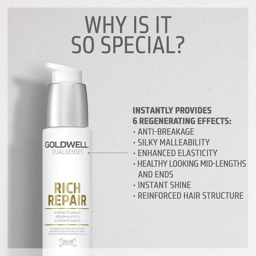 Goldwell Dualsenses Shampoo | Nourishing Formula for All Hair Types - 10.1 Fl Oz