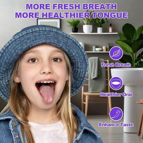 Acelike Tongue Scraper for Adults with 2 Holder and 2 Travel Case, Metal Tongue Scraper for Tongue Cleaning and Reducing Bad Breath,100% Stainless Steel Tongue Scraper, Tongue Cleaner for Adults