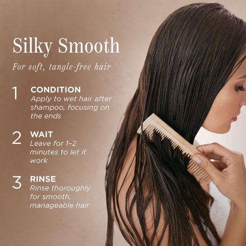 Cote Beauty’s Hydrating Conditioner, Detangles Effortlessly for Shiny Hair, Enriched with Omega 6 and 9, Castor Seed Oil, Vegan & Cruelty-Free Hair Conditioner for Women, 10 Fl Oz