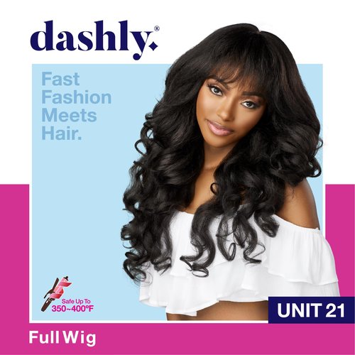 Sensationnel Dashly Wig - Unit 21 Non Lace Cap Ready to Wear Ear to Ear Lacepart Synthetic (BALAYAGELIGHTASHBLONDE)