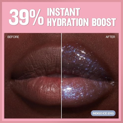 REVLON Super Lustrous Glimmer Gloss - Non-Sticky Lip Gloss with High-Shine Finish | 003 Lavender Lust, 0.13 fl oz
