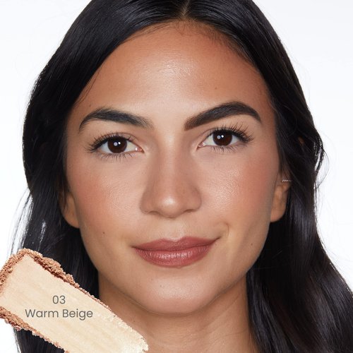 True + Luscious Sheer Halo Complexion Powder | Talc-Free Mineral Pressed Powder Foundation for Oily Skin Oil Control Matte Finish with Kaolin Clay Vegan Cruelty-Free Natural Glow 0.32 oz | Warm Beige