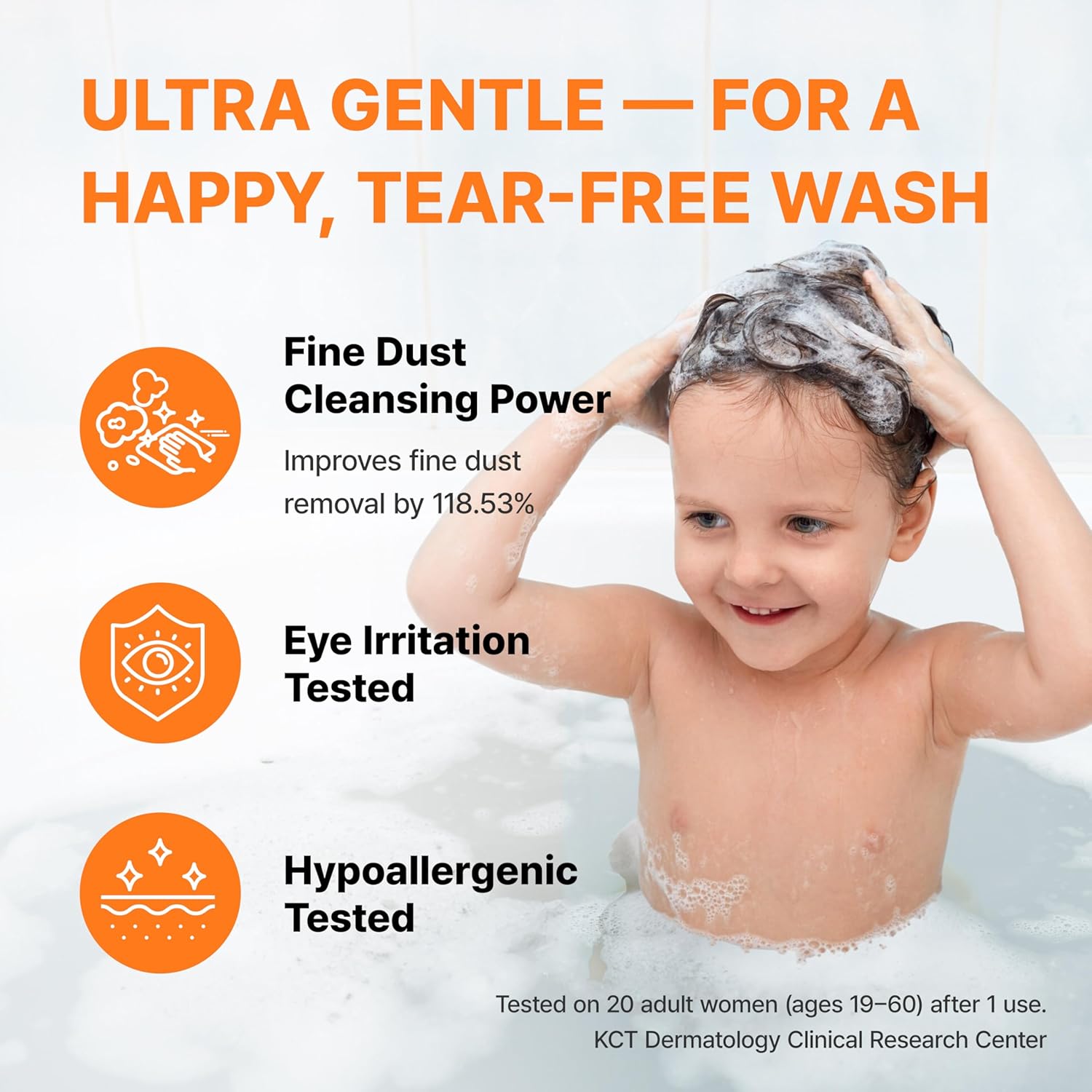TS Kids Shampoo - Tear-Free & Gentle Formula | Sulfate, Paraben, Silicone-Free | 14.1 fl oz / 400ml