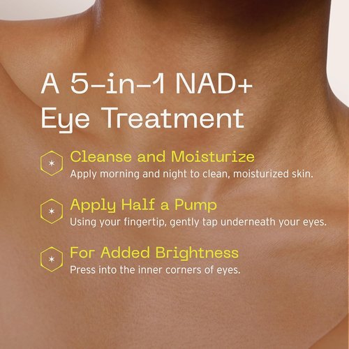 Aramore NAD+ Skin Care Treatment - Energizing Formula Targets 12 Signs of Aging | 50ml