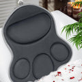JUSDOO Bath Pillows for Tub Neck and Back Support - Upgraded Non-Slip Rubber Backing & 6 Suction Cups, 4D Air Mesh Spa Bathtub Cushion for Head Rest, Machine Washable with Laundry Bag & Hook (Gray)