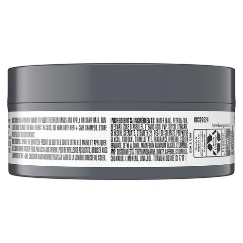 DOVE MEN + CARE Sculpting Hair Paste - Medium Hold for Textured Look | 1.75 oz (3 Count)