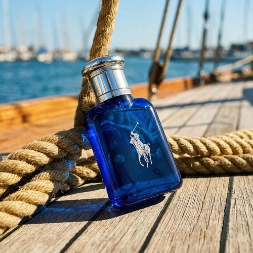 Ralph Lauren Fragrances - Polo Blue Eau de Toilette - Aquatic Men's Cologne with Citrus & Sage - 4.2 oz