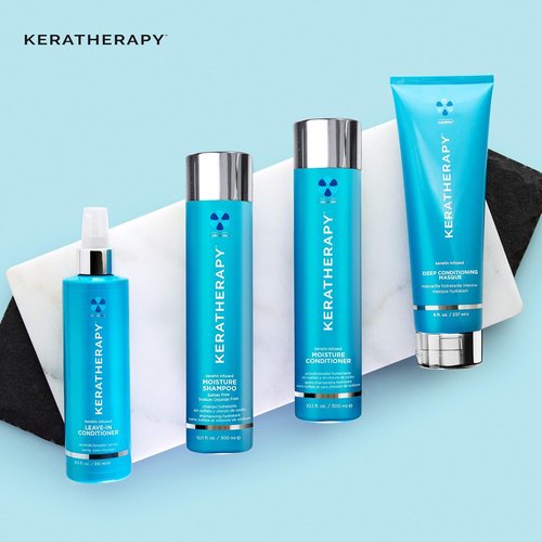 Keratherapy Moisture Shampoo - Anti-Frizz Formula with Kerabond Technology | 10.1 fl. oz. (300 ml)