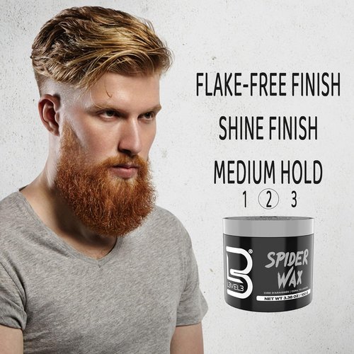 Level 3 Spider Wax - Long-Lasting Hold for Enhanced Hair Volume & Texture | 4 oz
