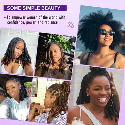 JIFFYLOCS Afro Kinky Bulk 100 ％ Human Hair for Dreadlock Extensions,10 Inch 60g 2 Bundles/Package Black,Making Dreadlocks Twist or Braids Repair Extensions