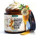JWAENN Whipped Tallow and Honey Balm – Grass-Fed Beef Tallow for Skin, Face & Body Moisturizer for Dry and Sensitive Skin, Fast-Absorbing, Non-Greasy – 4 oz