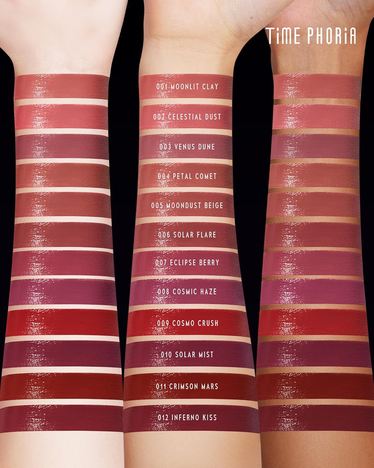 Spectra Ultra Stay Lip Vinyl 003 Venus Dune - Dusty Rose, Long-Lasting, High Coverage, Kiss-Proof Finish
