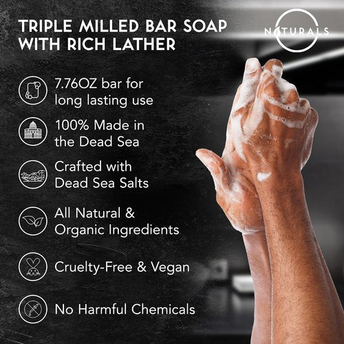 O Naturals Citrus Men's Soap Bar - Exfoliating All-Natural Formula | 7.76 oz Unisex