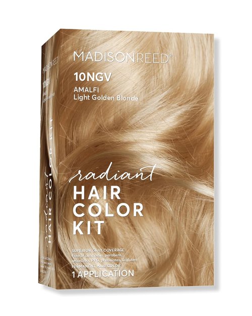 Madison Reed Radiant Hair Color Kit - 10NGV Light Golden Blonde | Dimensional Gray Blending, PPD-Free & Ammonia-Free