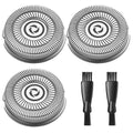 RMS8101 Blades for Men's Electric Shaver RMS7109, 3PCS RMS8101 Replacement Blades, 2 Cleaning Brush