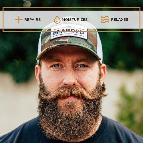 Live Bearded Beard Oil & Butter Grooming Kit | All-Natural Ingredients for Growth Support - Executive Scent: Cedar & Vanilla