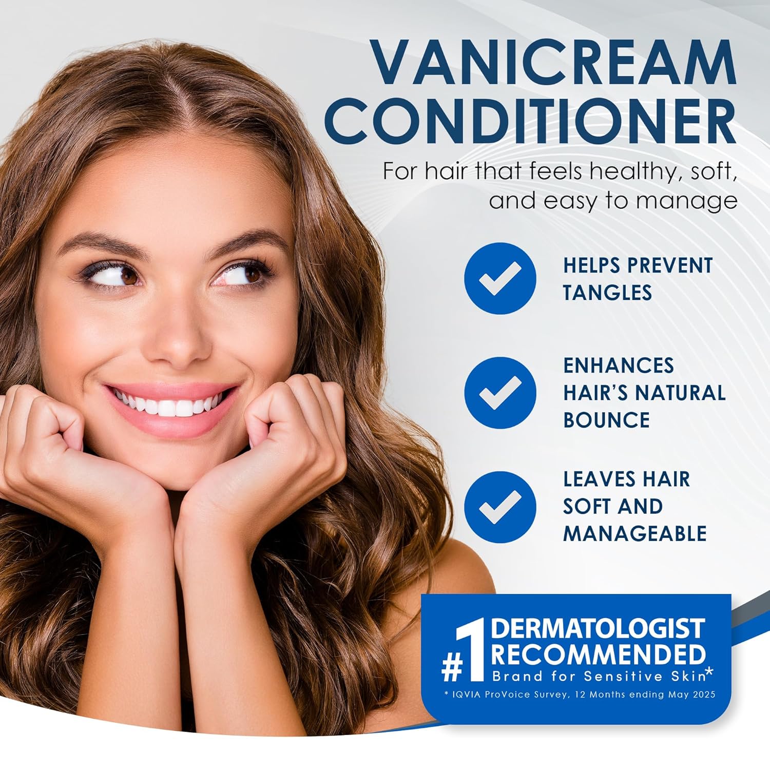 Vanicream Conditioner - pH Balanced Formula for All Hair Types & Sensitive Scalps | 12 Fl Oz, Fragrance-Free