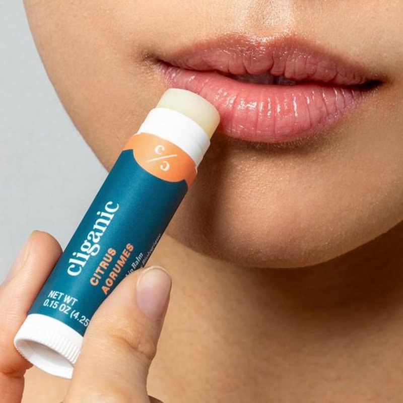 Cliganic Organic Lip Balm Set | 6 Tropical Flavors - 100% Natural Moisturizer for Dry Lips