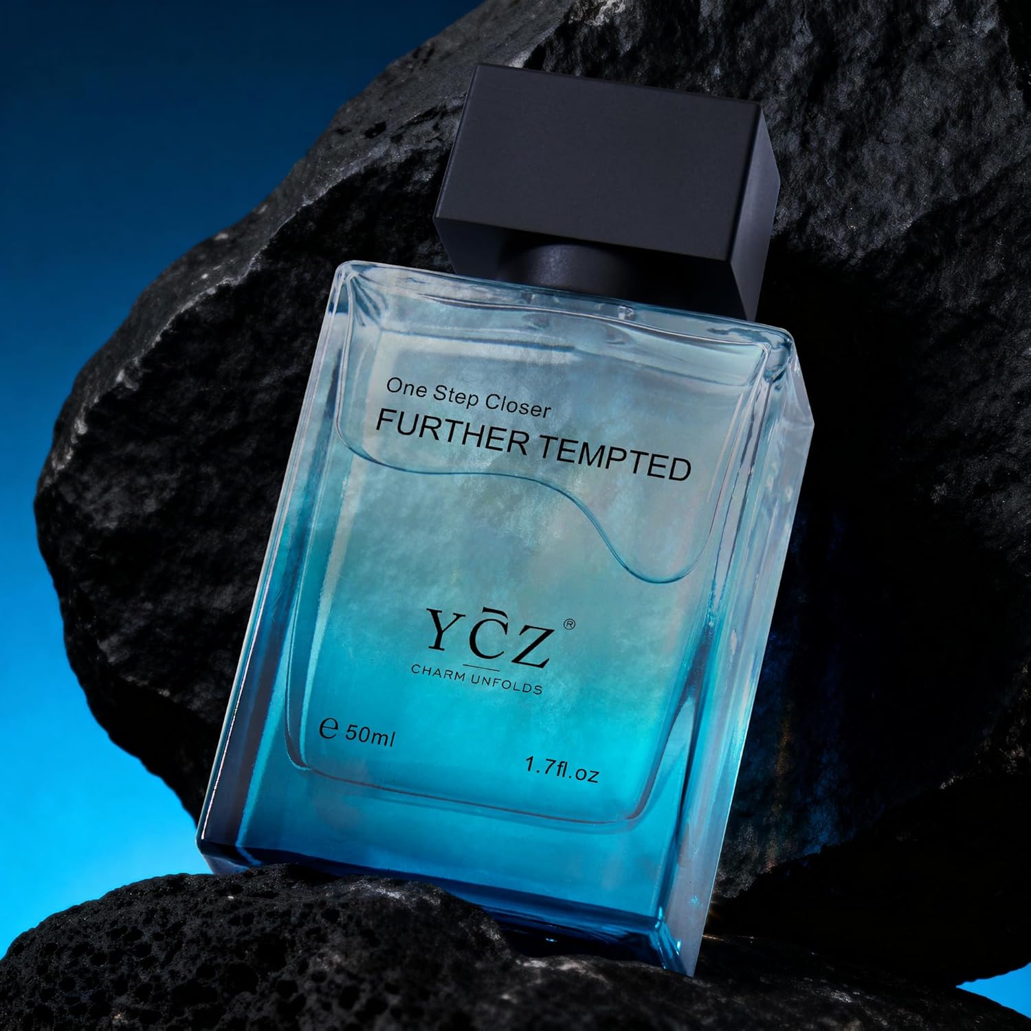 Ycz Men's Blue Wood Shadow Perfume - Long Lasting Eau De Parfum Cologne, 1.7 oz | Ideal Gift for Any Occasion
