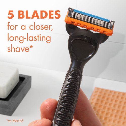 Gillette Fusion5 Men's Razor Blade Refills, 4 Count