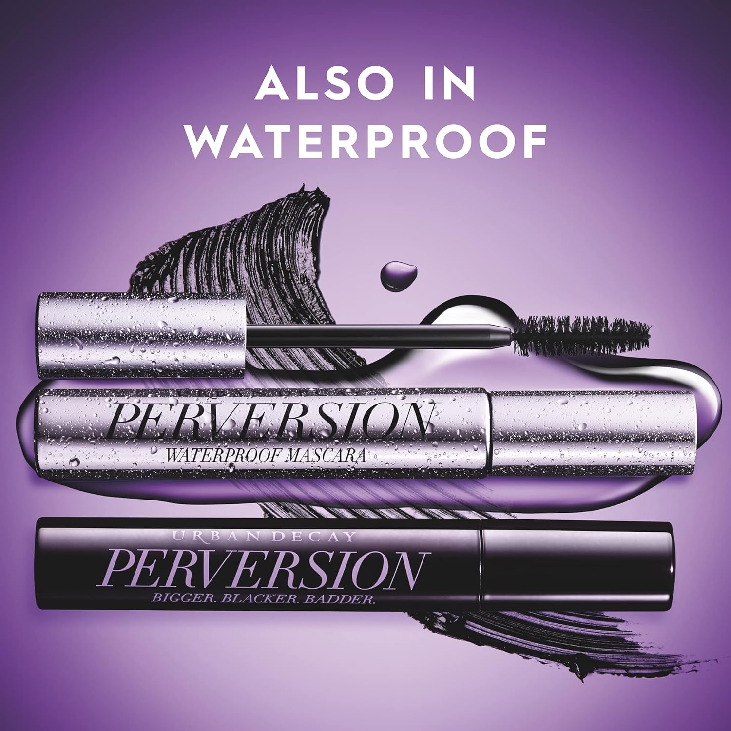 Urban Decay Perversion Volumizing Mascara - Intense Black, Smudge-Resistant & Buildable Lash Volume