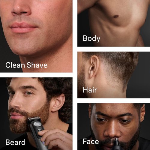 Braun Series 9 PRO All-in-One Beard & Body Grooming Kit - Cordless Trimmer, Hair Clippers & Shaver with Gillette Labs Razor | AIO 9570