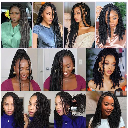 Afro Kinkys Bulk Human Hair -100% Real Human Hair for Mini Twist, Braiding, Loc Extensions & Crochet, 14 Inch 50g 4c Kinky Curly Hair Bundles, Natural Afro Bulk for Dreadlocks