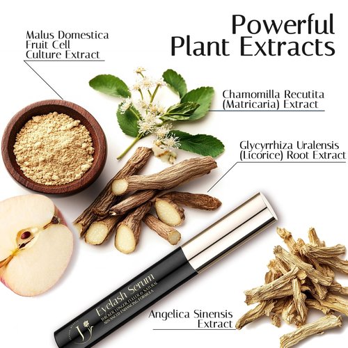Eyelash Growth Serum for Lash Enhancing: 5ml Natural Power Booster Formula – Advanced Enhancer for Thicker, Longer Lashes – Gentle and Vegan (0.17 Fl Oz (Pack of 1), Fragrance Free)