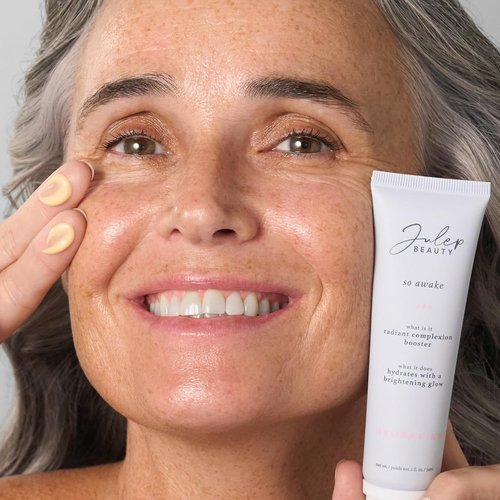 Julep So Awake Snail Mucin Radiant Complexion Booster - Brightening Daily Moisturizer & Primer for Dry Skin | 2.5 Oz
