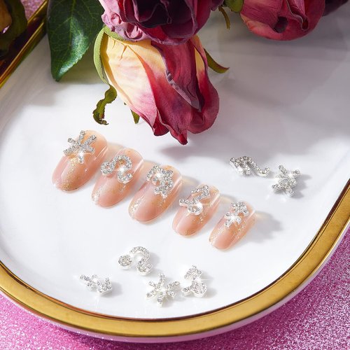 48 Pcs Zodiac Sign Nail Charms Zodiac 3D Rhinestone Jewelry Art Nail Charms DIY Horoscope for Jewelry Making Necklace Bracelet Earrings Crafts Supplies(Gold, Silver)