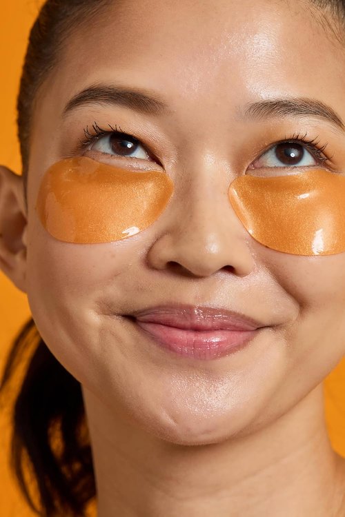 TONYMOLY Plump-Kin Retinol Hydrogel Eye Patches - Hydrating & Refreshing with Pumpkin Extract, 30 Pairs