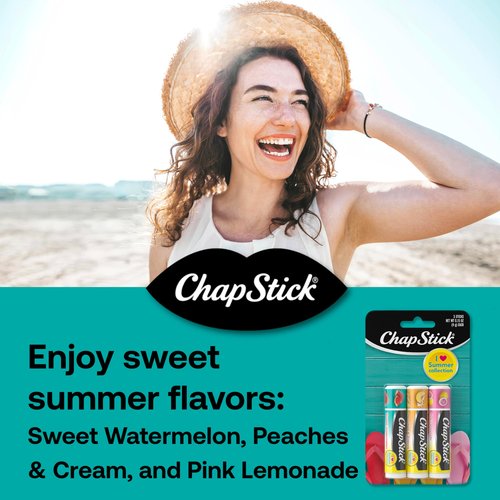 ChapStick Fan Favorites Multi-Pack Flavored Lip Balm Tubes Fan Favs - 0.15 Oz (Box of 6 Packs of 3)