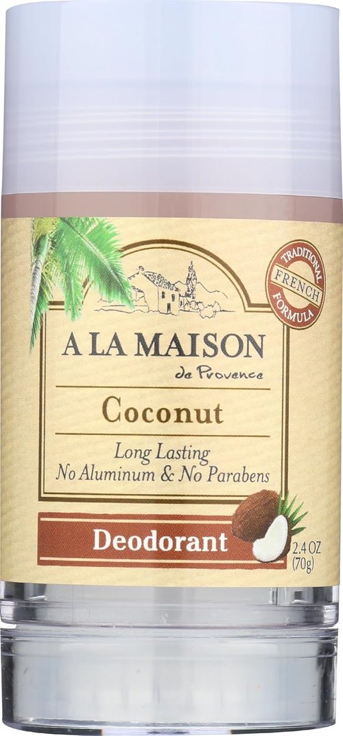 A La Maison Deodorant - Coconut Scent - 2.4 Fl Oz | Natural & Long-Lasting Protection