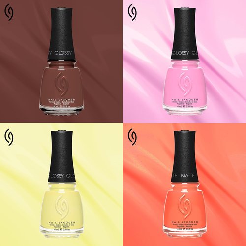 China Glaze CG Nail Lacquer - Rose Among Thorns Neon Hot Pink Polish | Quick Dry, Chip Resistant, 0.5 fl oz
