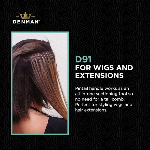 Denman Dressing Out Brush - Professional Styling Tool for Smooth, Sleek Hair | Ideal for All Hair Types