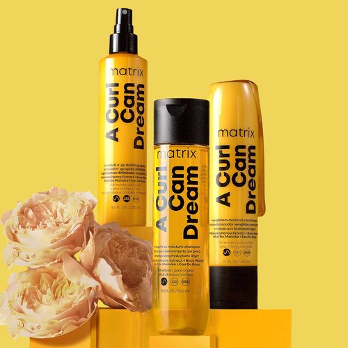 Matrix A Curl Can Dream Weightless Moisture Shampoo - Moisturizes Wavy Hair with Manuka Honey, Silicone-Free