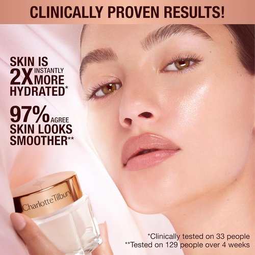 Charlotte Tilbury Magic Cream & Serum Bundle - Firming Hydration Duo with Vitamin C & Peptides (2 Piece Set)