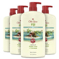 Old Spice Body Wash for Men - 24/7 Fresh Cleanse with Fiji Coconut Scent | Gentle on Skin, 30 oz (Pack of 4)