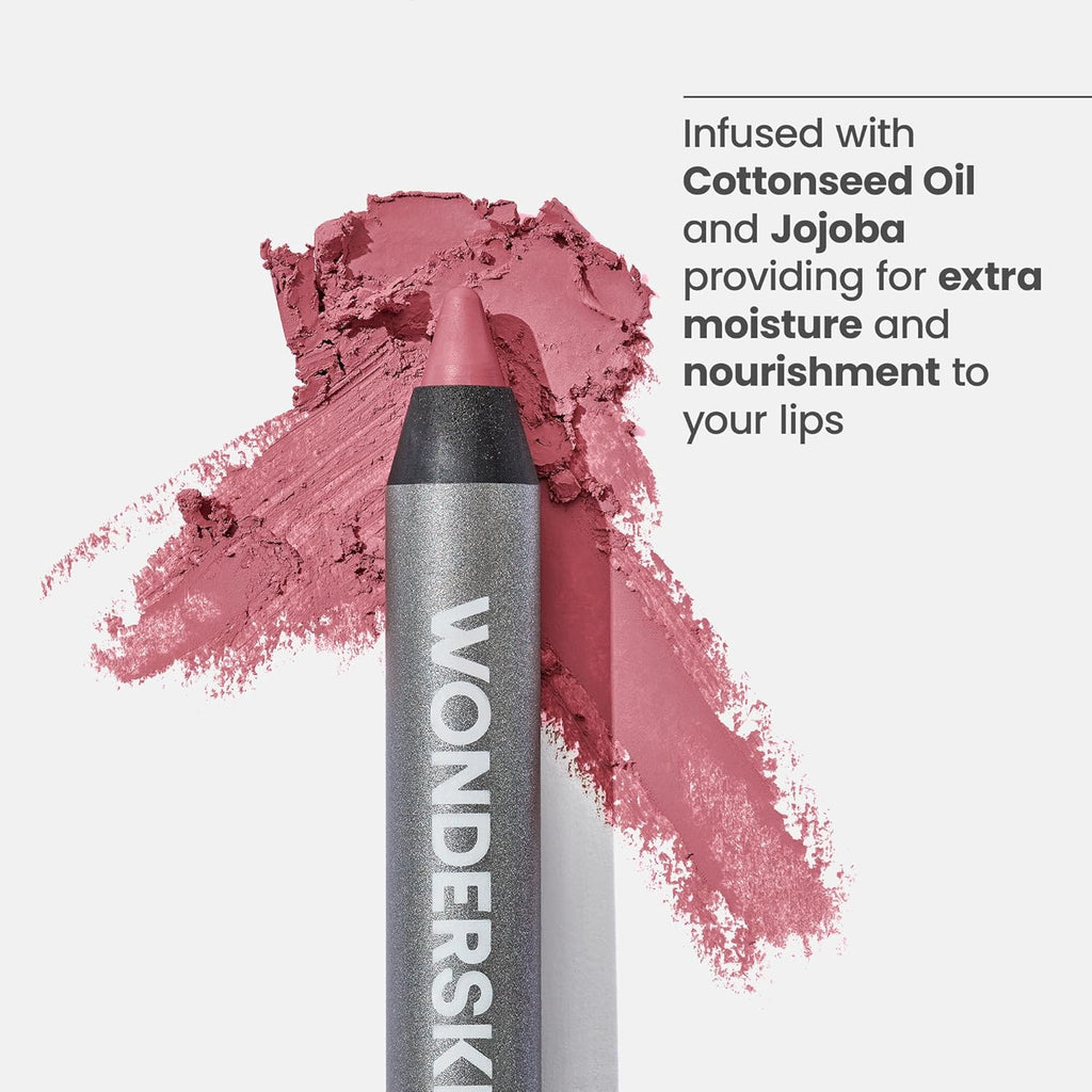 Wonderskin Lipliner Pencil - Long-Lasting Waterproof Nude Lip Liner for Perfect Contour (Blush)