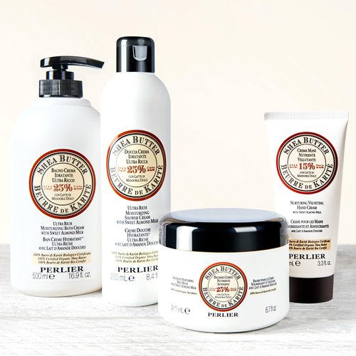 Perlier Shea Butter & Sweet Almond Milk Hand Cream, 3.3 fl oz