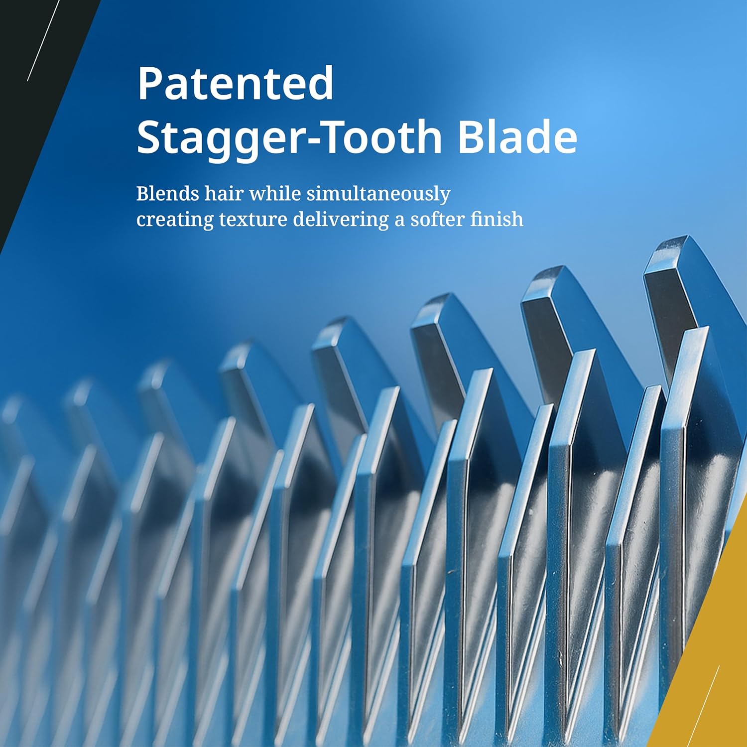 Wahl Professional Super Taper X Replacement Blade - Stagger-Tooth T-Blade Refill | Silver Finish