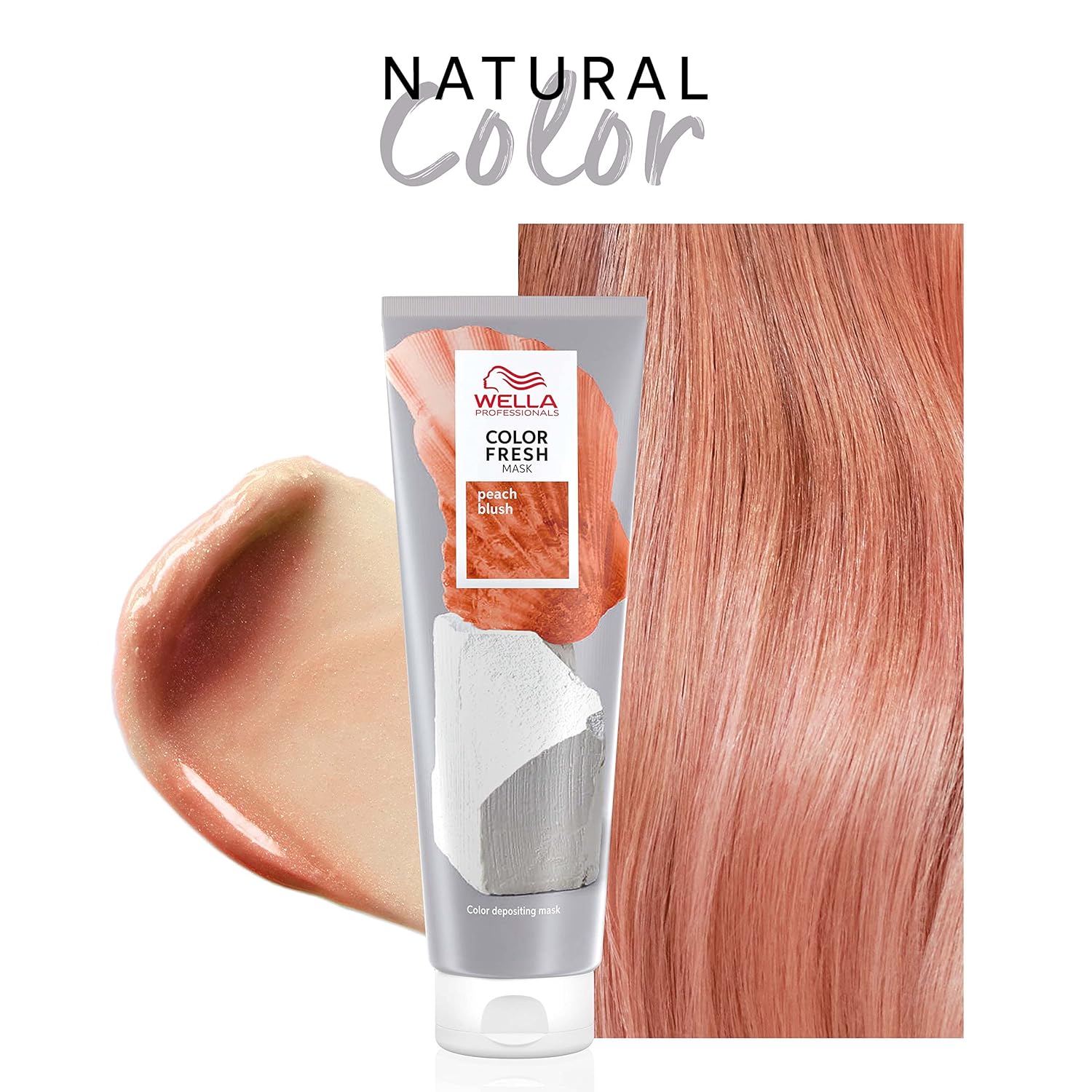Wella Color Fresh Mask - Color-Depositing Hair Mask for Vibrant, Refreshed Color | Vegan Avocado Oil Formula | 5 Fl Oz