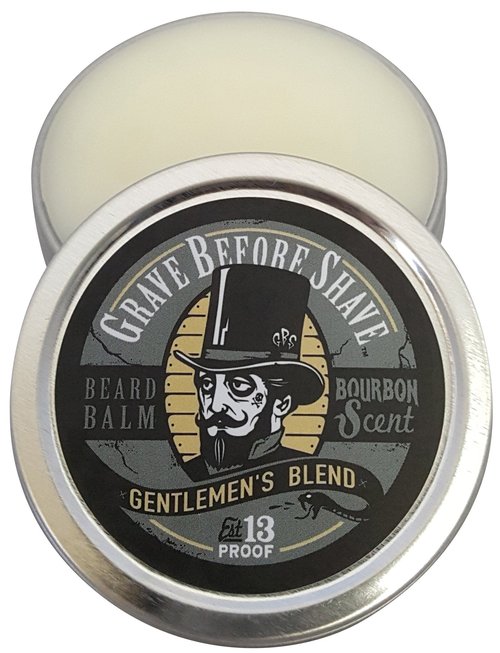 GRAVE BEFORE SHAVE Gentlemen's Blend Beard Balm (Bourbon Scent) (2 oz.)