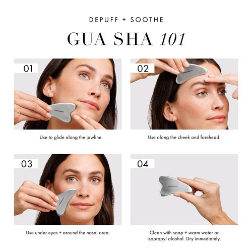 Tweezerman Stainless Steel Gua Sha Massager